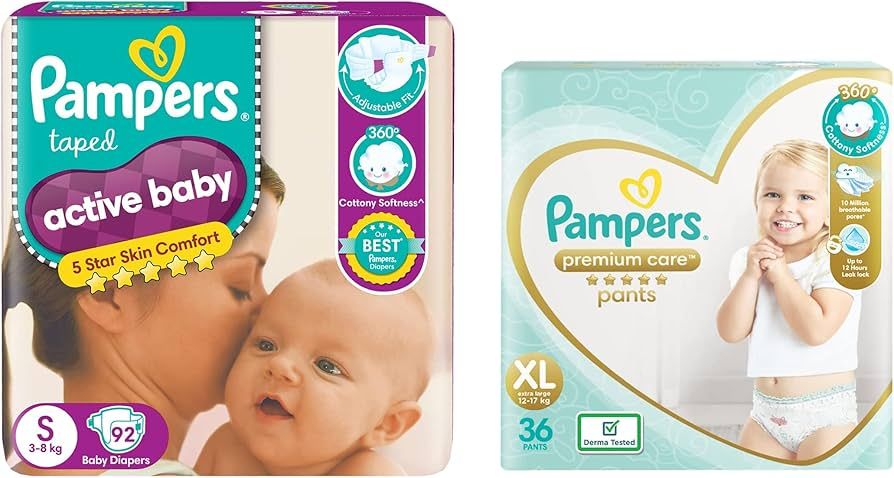 PAMPERS TAPE SM 5'S (36) -480/=