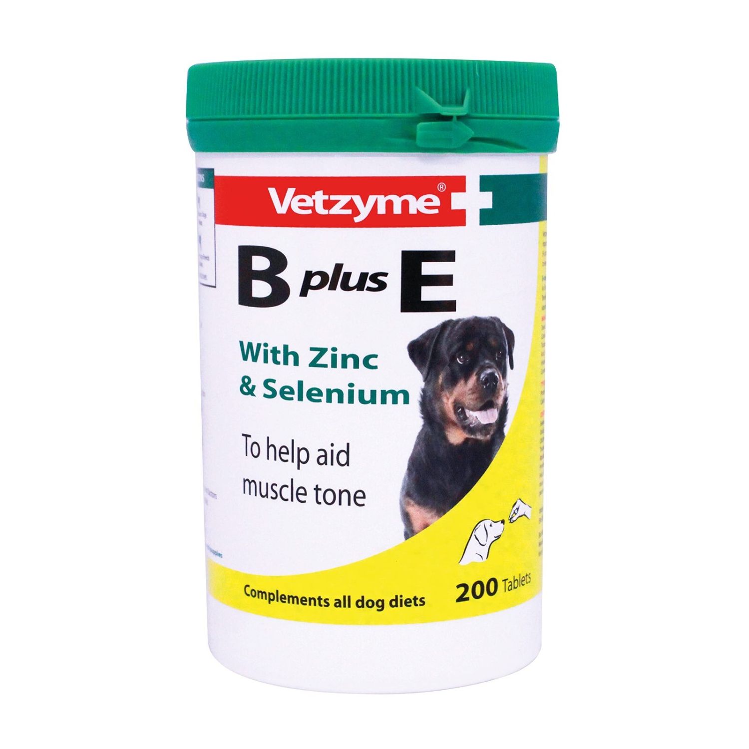 Vetzyme B+E Tabs 100'S Vitamin B+E with Zinc & Selenium for dog