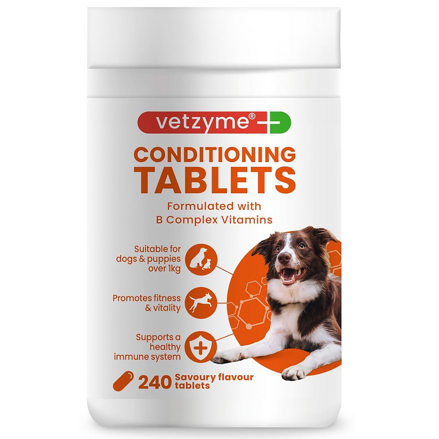 Vetzyme Conditioning Tabs 240'S B complex Vitamins