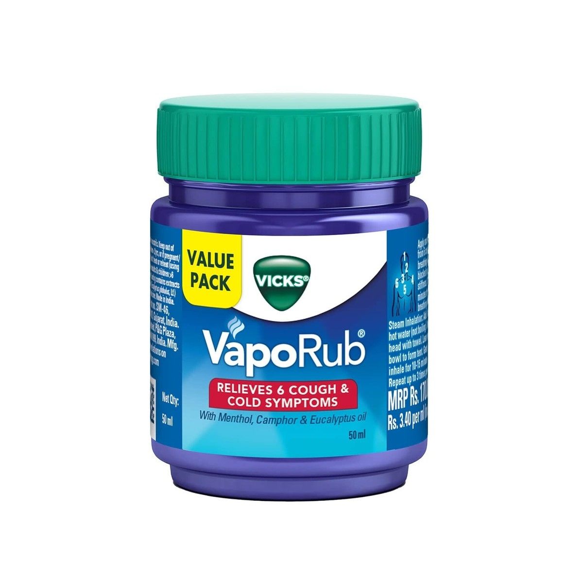 VICKS VAPORUB 50ML (144)-550/=
