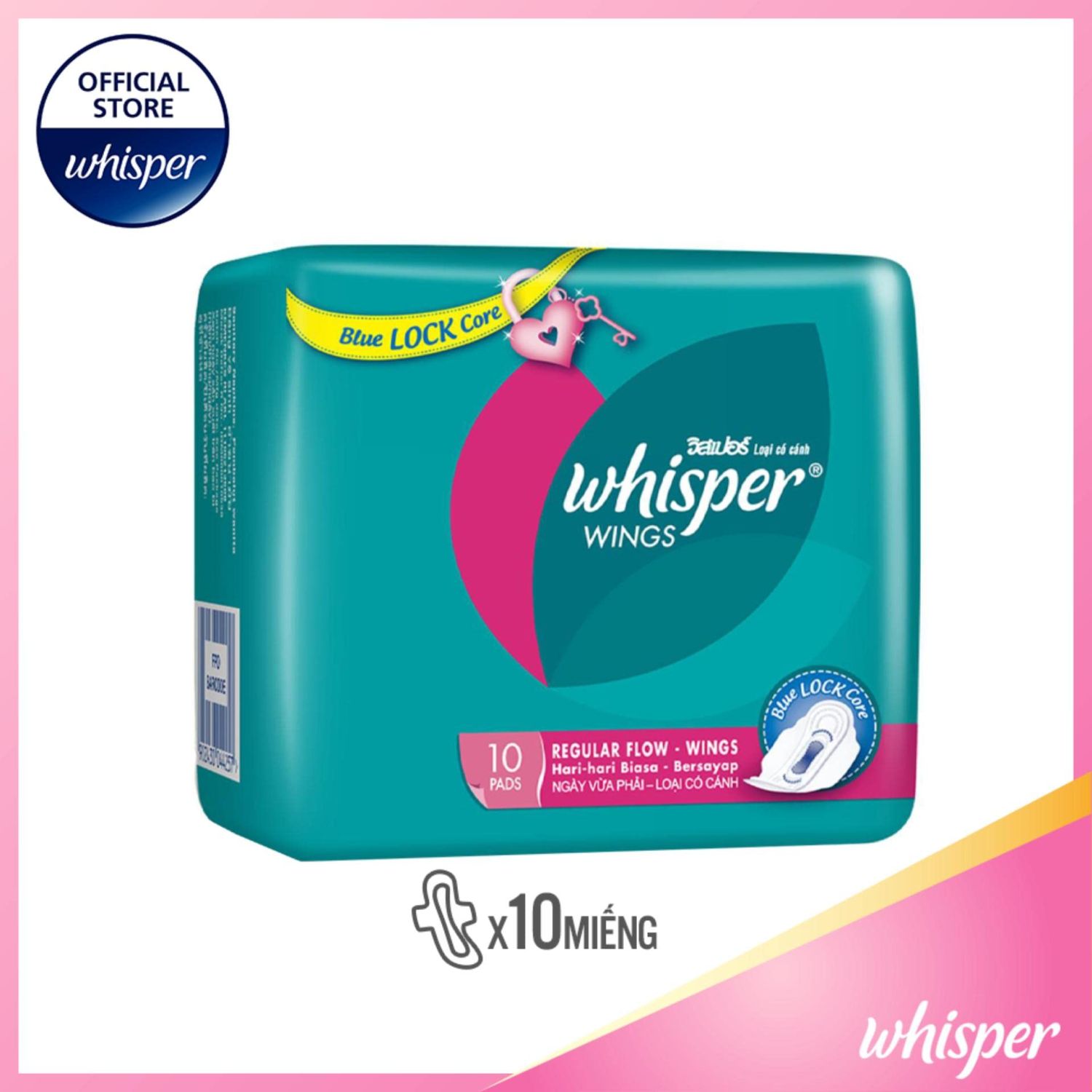 Whisper Regular Flow Wings 10 s @ 225
