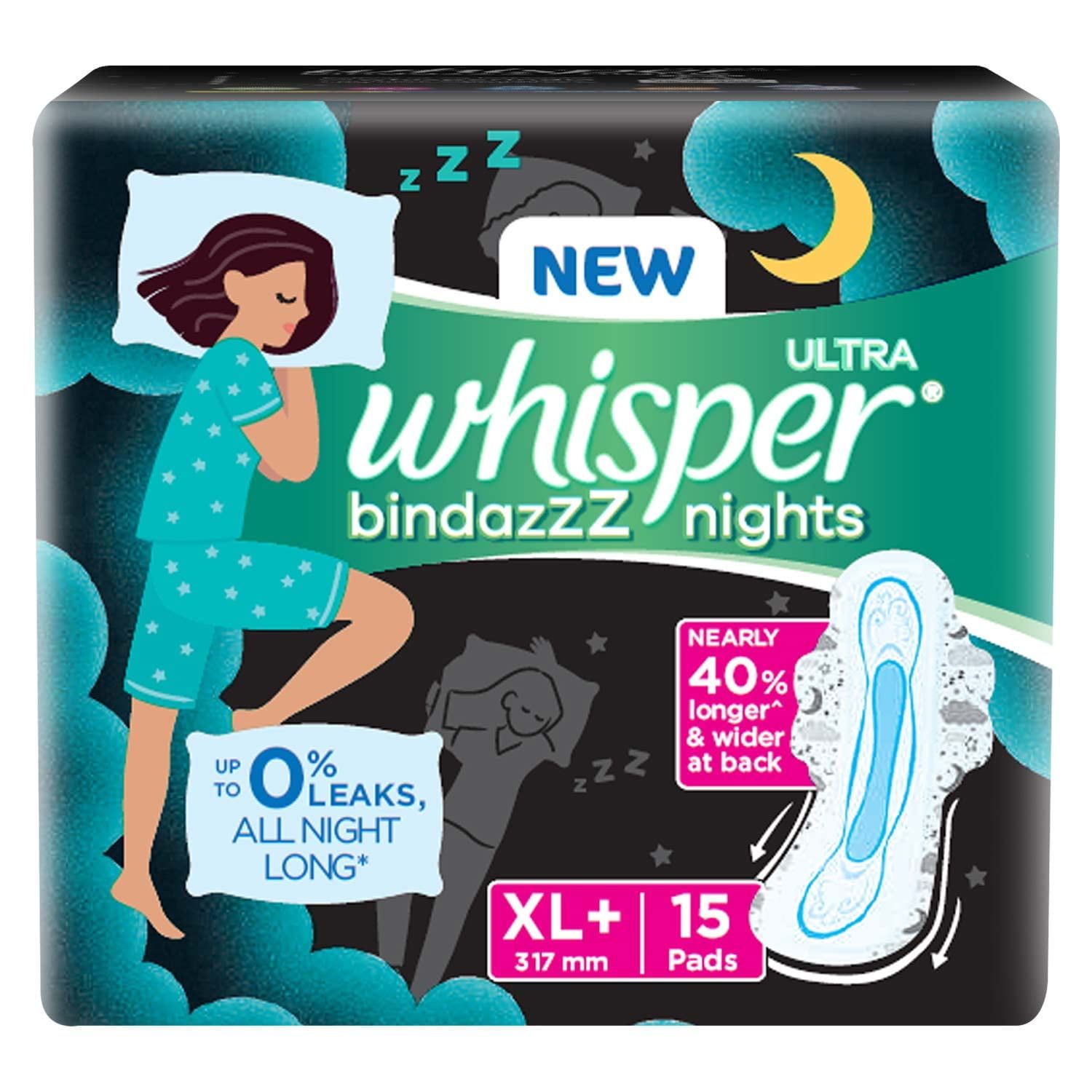 WHISPER UL BIN NGT XL+15 B2G1(18)-1600/=
